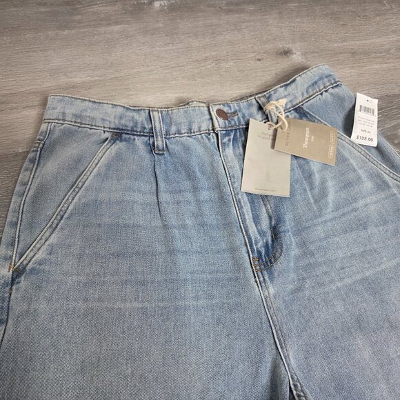 NWT Oliver Logan - Women's Thompson Low Slung Wide Leg Denim Jeans - Size 26 - Picture 7 of 16